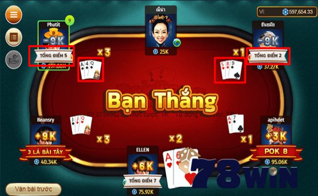 Cách chơi game bài Pok Deng như cao thủ